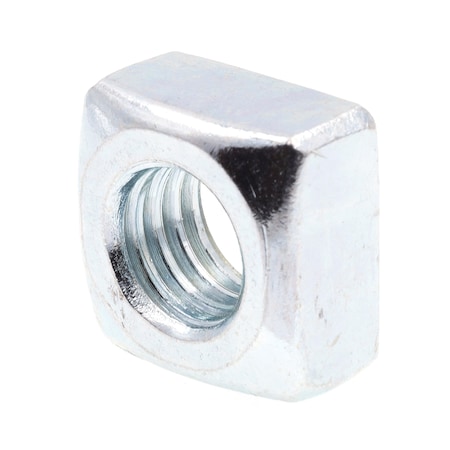 Prime-Line Square Nuts, 1/2 in.-13, Zinc Plated Steel, PK10 9192695